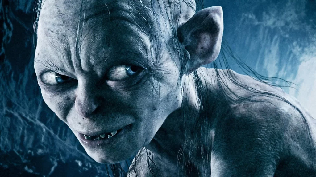 Gollum looking creepy
